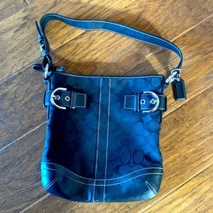 Black Coach Shoulder Bag